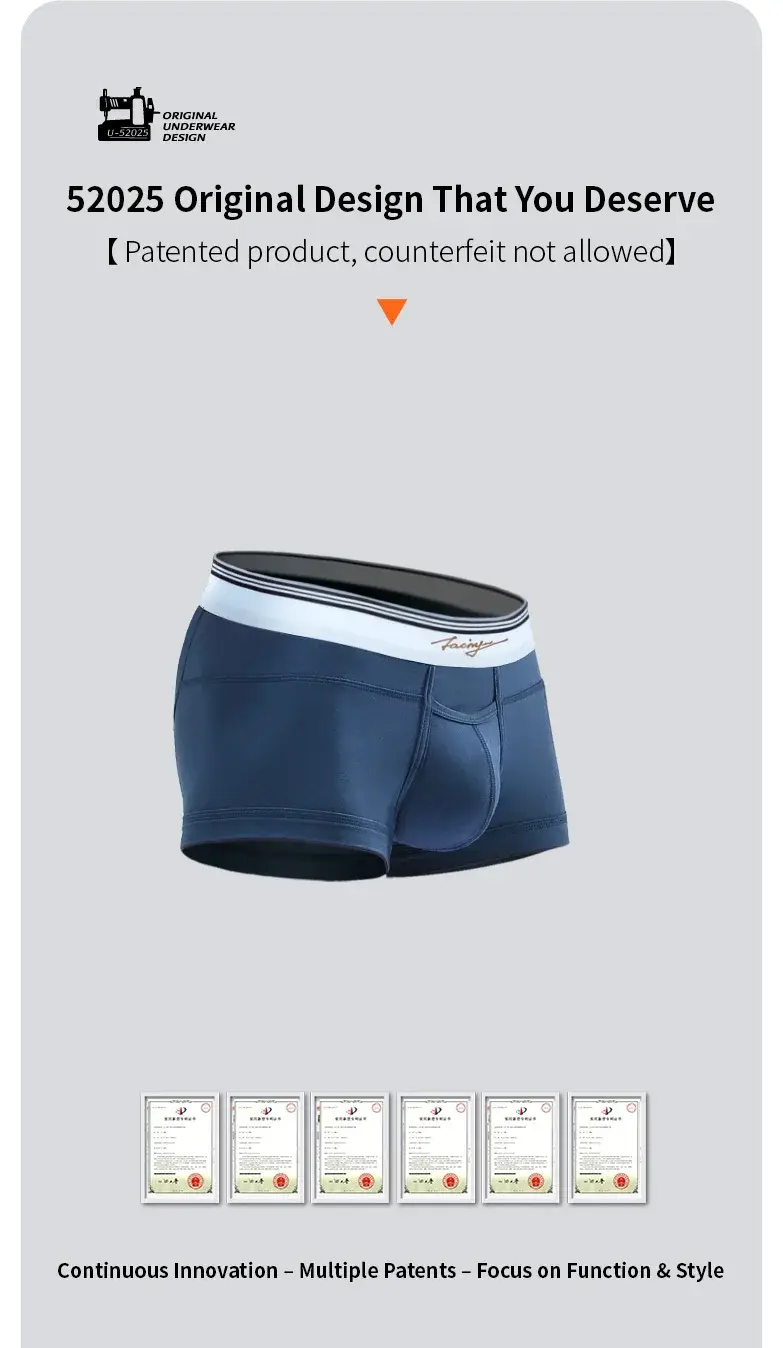 52025 Men's Premium MicroModal Boxers (3-Pack) – Ultra-Soft Silky Fabric, U-Shaped Contour Pouch and Comfortable Modern Fit — image 3