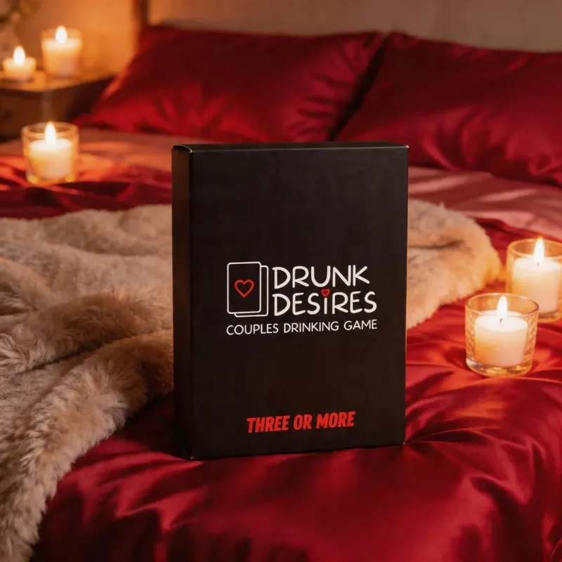 Drunk Desires Couples Drinking Card Game Romantic Interactive Party Board Game Paper Card Set For Date Night Valentine's Day Couple Gathering Entertainment — image 1