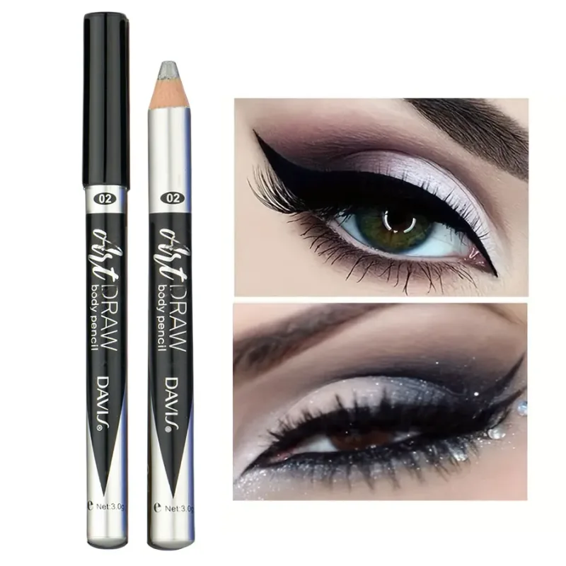 15 Color Eyeliner Lip Liner Pen Black Blue Multicolor Metallic Pearly Glitter Matte Finish Punk Smokey Style Eye Makeup Pen — image 10