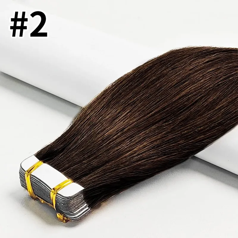 26 Inches Tape In Hair Extensions Straight 100% Human Hair Adhesive Replaceable Seamless Skin Weft Tape 20/40pcs Hair For Women — image 8