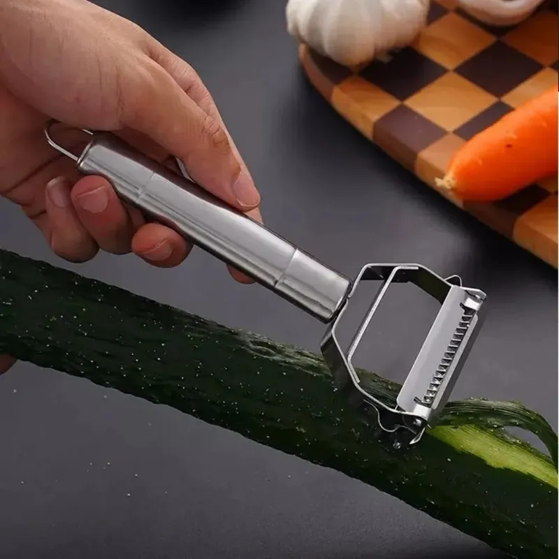 Stainless Double Sided Blade Multi-functional Peeler Vegetable Peeler Double Planing Grater Kitchen Accessories Cooking Tools — image 8