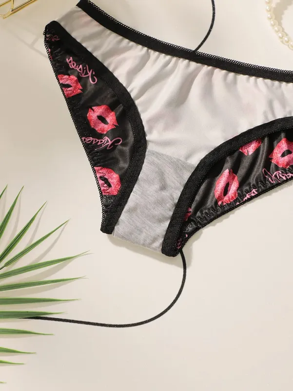 High Quality Printed Patchwork Lace Sexy Lingerie Set Women Underwire Push Up Bras Female Underwear Panty Set S-XL — image 6