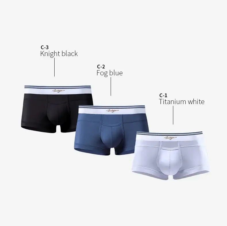 52025 Men's Premium MicroModal Boxers (3-Pack) – Ultra-Soft Silky Fabric, U-Shaped Contour Pouch and Comfortable Modern Fit — image 10