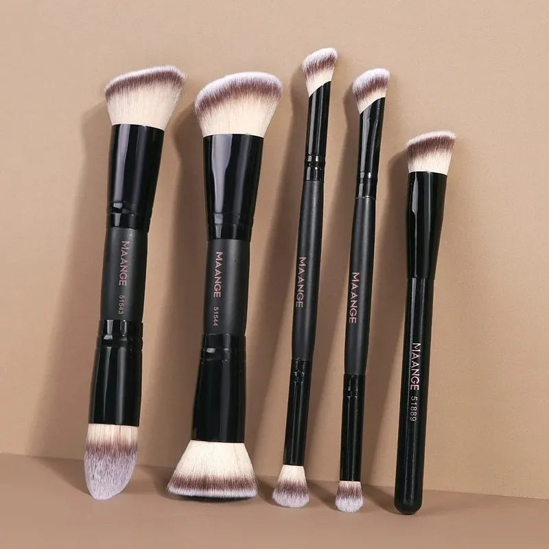 5pcs Makeup Brush Set Foundation Blush Concealer Eyeshadow Brushes Multi-Purpose Makeup Brush Kit Professional Brushes
