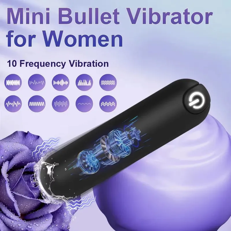 Bullet Anal Vibrator G Spot Clitoris Stimulator Massager 10 Speeds Vibrating Egg Masturbator Adult Erotic Sex Toys for Women