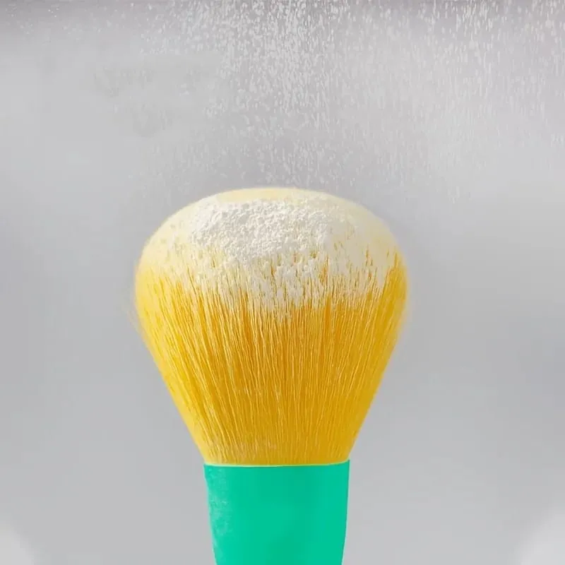 10 ultra-soft rainbow makeup brushes including brushes for foundation eyeshadow blush and eyebrows/lips — image 3