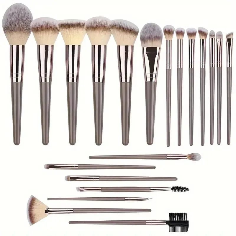 3-20Pcs Premium Makeup Brushes Set Soft Fluffy Beauty Cosmetic Foundation Makeup Brush Eyeshadow Blush Kabuki Make Up Tools — image 19