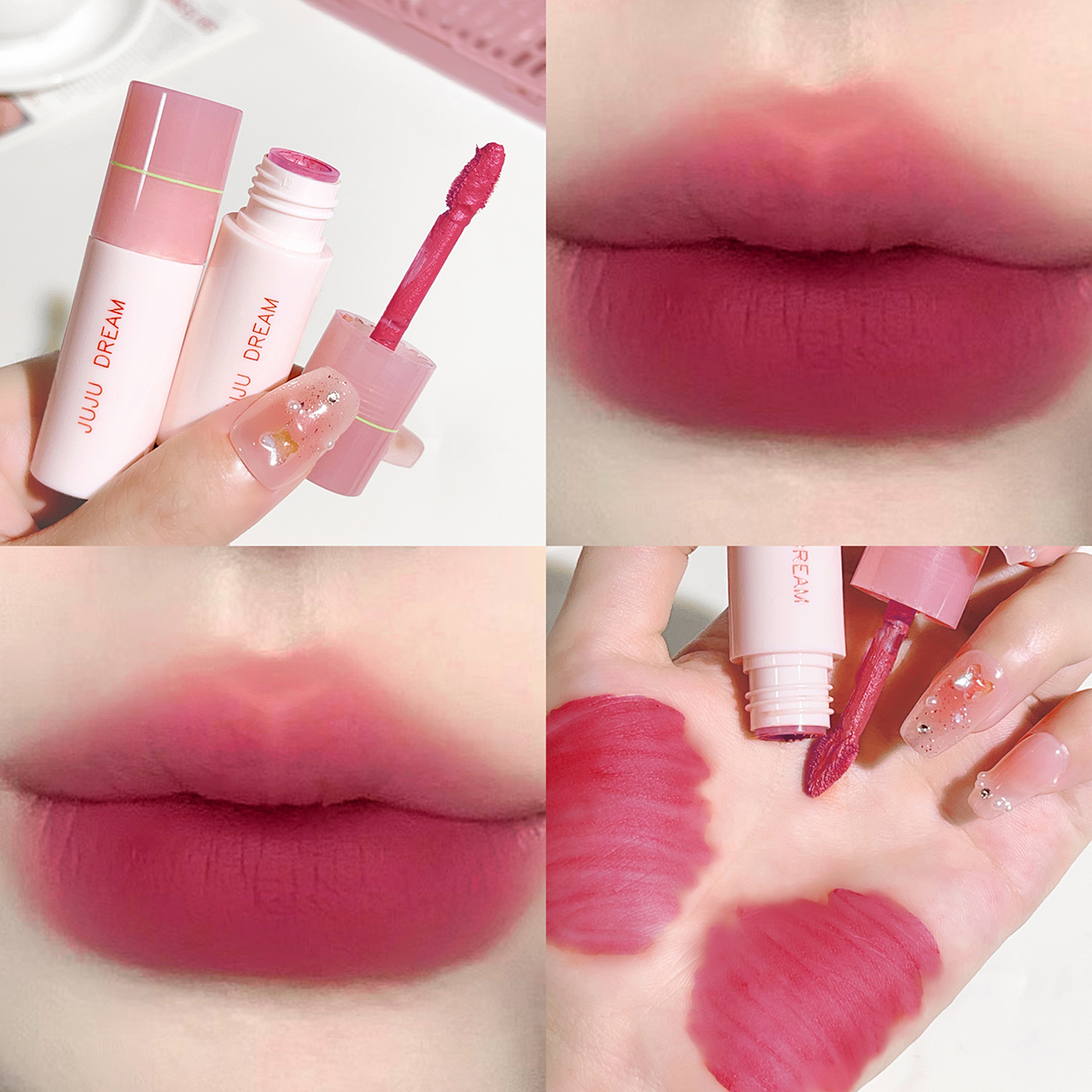 Soft mist milk coffee small milk tube lip glaze air-sensitive white mist velvet matte lip glaze lipstick — image 2