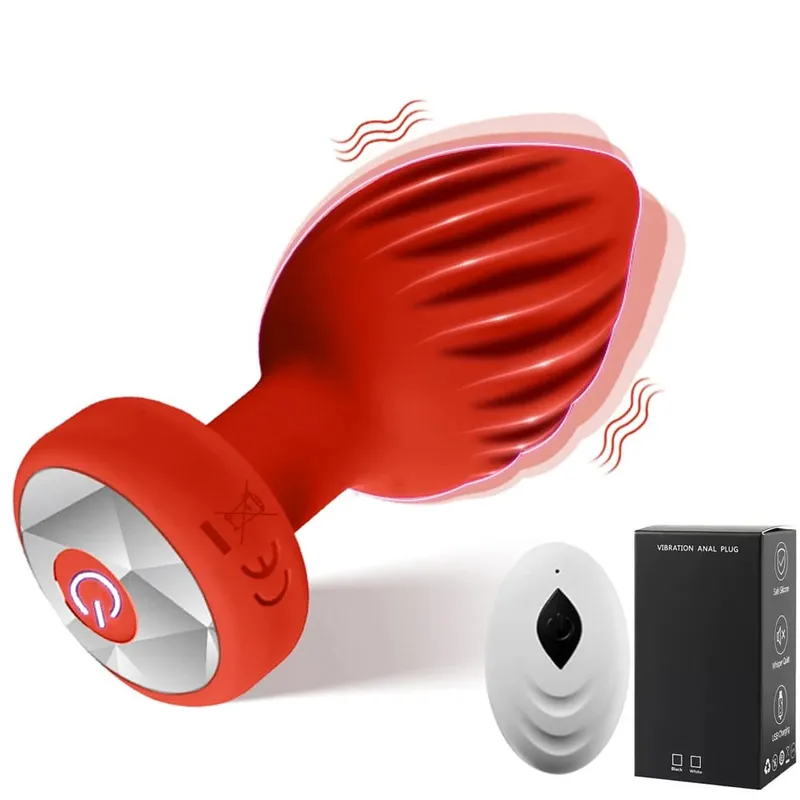 Drahtlose Bluetooth Anal Plug Vibrator Weibliche Vagina Stimulator APP Fernbedienung Butt Plug Massage Erwachsene Sex Spielzeug für Mann Frauen — image 10