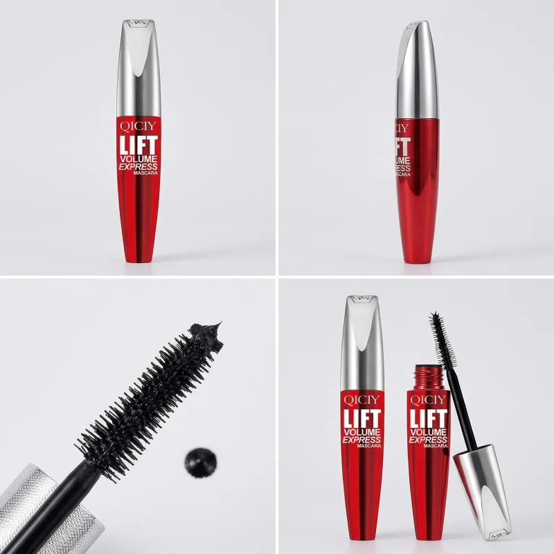 4D Volumizing Black Mascara Non-Clumping Formula Creates Lengthened & Full Lashes Fashion Daily Eye Makeup — image 4