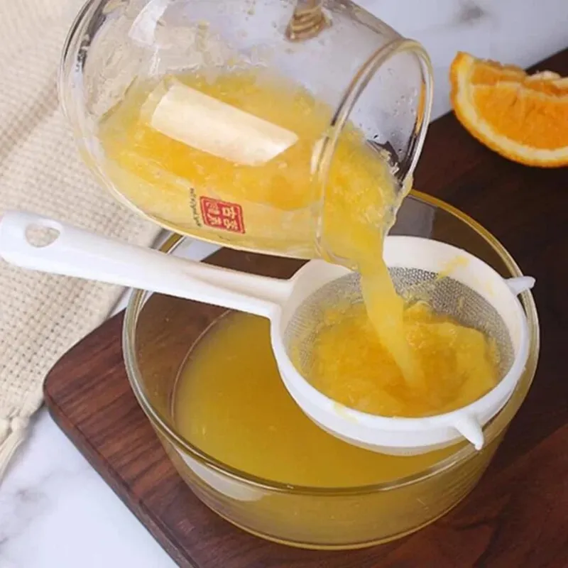 Kitchen Handheld Plastic Sieve Tea Strainer Flour Sifter Filter Reusable Handheld Filter Kitchen Accessories — image 6