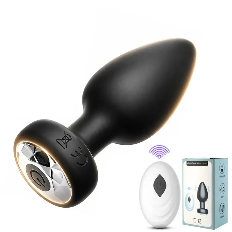 Drahtlose Bluetooth Anal Plug Vibrator Weibliche Vagina Stimulator APP Fernbedienung Butt Plug Massage Erwachsene Sex Spielzeug für Mann Frauen — image 11