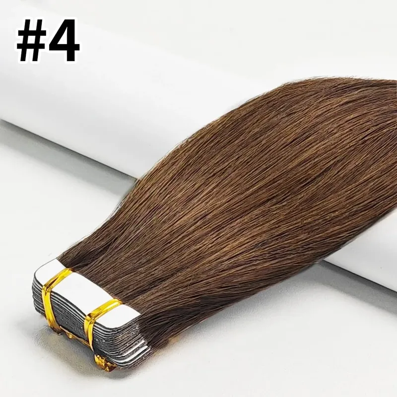 26 Inches Tape In Hair Extensions Straight 100% Human Hair Adhesive Replaceable Seamless Skin Weft Tape 20/40pcs Hair For Women — image 9