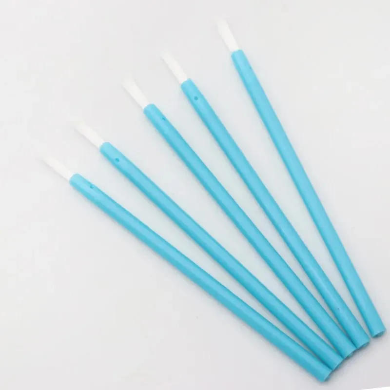 50 Pcs Disposable Nylon Lip Brush Lipstick Lip Glossy Wands Clean Applicator Lip Eyeshadow Gloss Brushes Cosmetic Makeup Tools