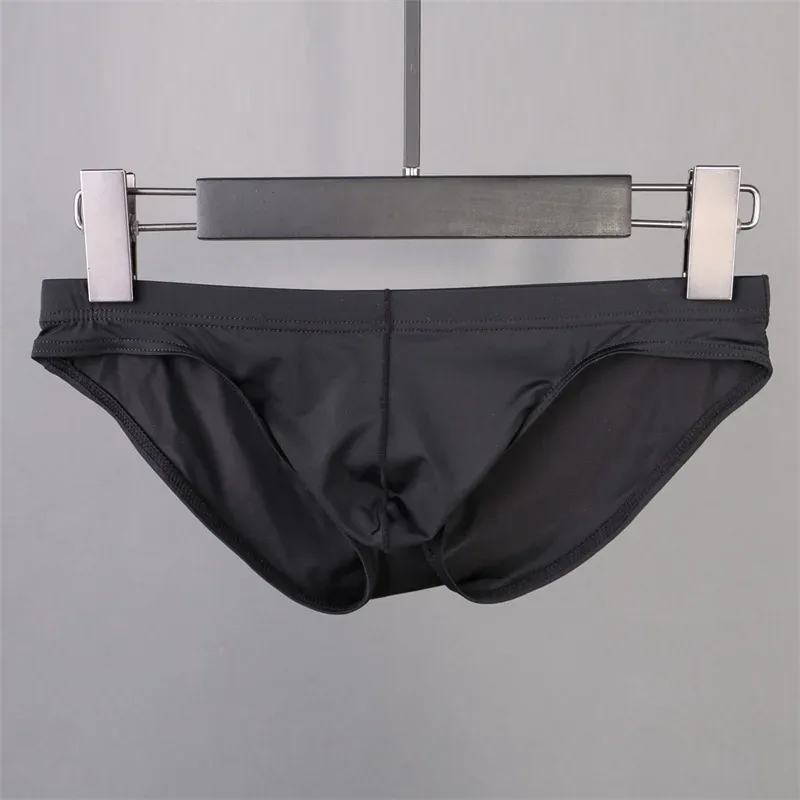 Men's Ice Silk Panties Sexy Underwear Man Briefs Ultra Thin Translucent Penis Pouch Low Waist Underpants Lingerie — image 15