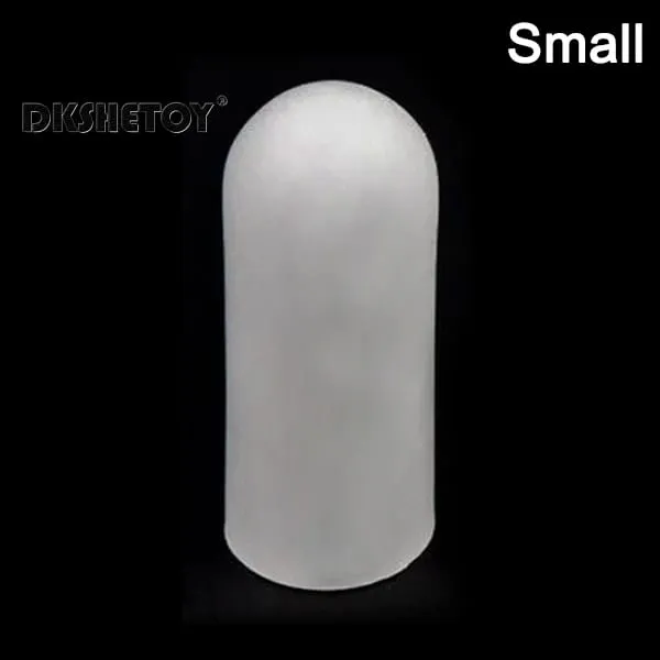 S/M/L Silicone Glans Protector Cap Mainan Seks Lengan Kemaluan Pembesaran Batang Pembesaran Lengan Pengusung Untuk Bekalan Dewasa Zakar — image 12