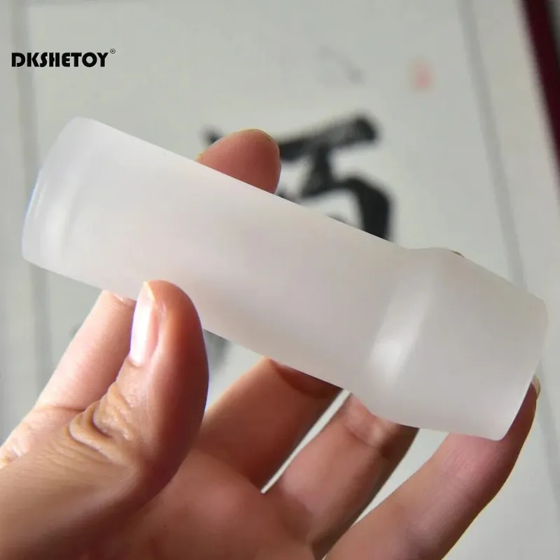 S/M/L Silicone Glans Protector Cap Mainan Seks Lengan Kemaluan Pembesaran Batang Pembesaran Lengan Pengusung Untuk Bekalan Dewasa Zakar — image 6