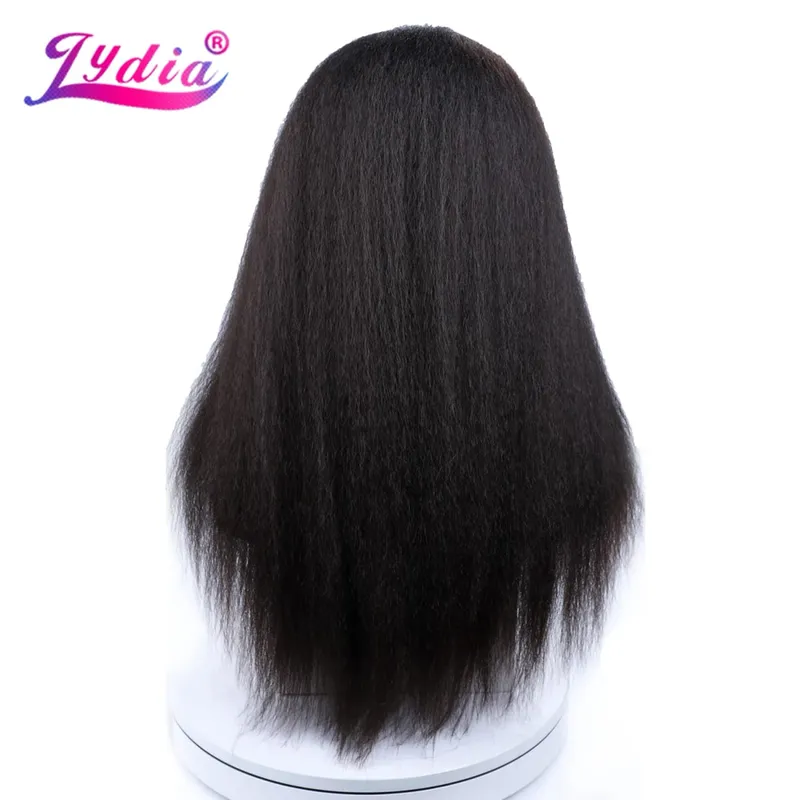Lydia 8Pcs /Set With18Clips-In Synthetic Kinky Staight Hair Extensions Long Heat Resistant Hair-Pieces16-20 Inches Afro American — image 8
