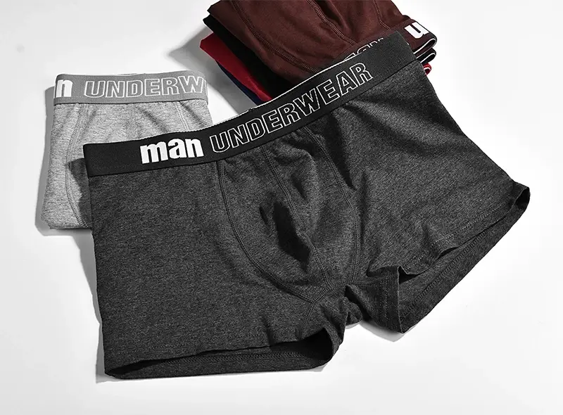 6pcs/lot Oversized Cotton Mens Underpants Soft Boxer Men Breathable Solid Underwear Flexible Boxershorts Vetement Homme — image 5