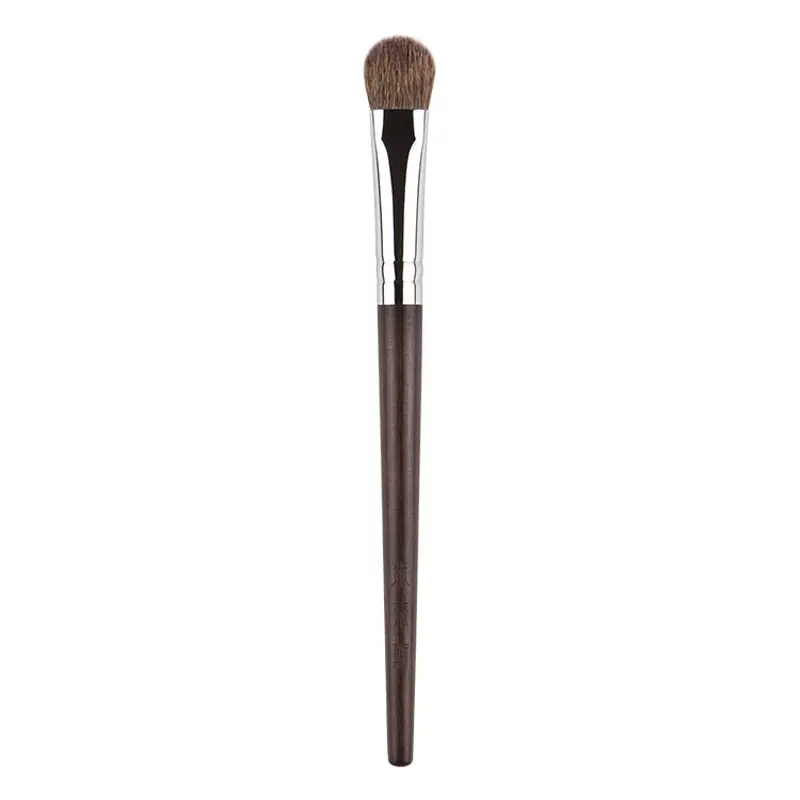1 stk højkvalitets pro dyrehår i stor størrelse øjenskygge Makeup børster Eye Highlight Makeup børster Ibenholt håndtag kosmetiske værktøjer
