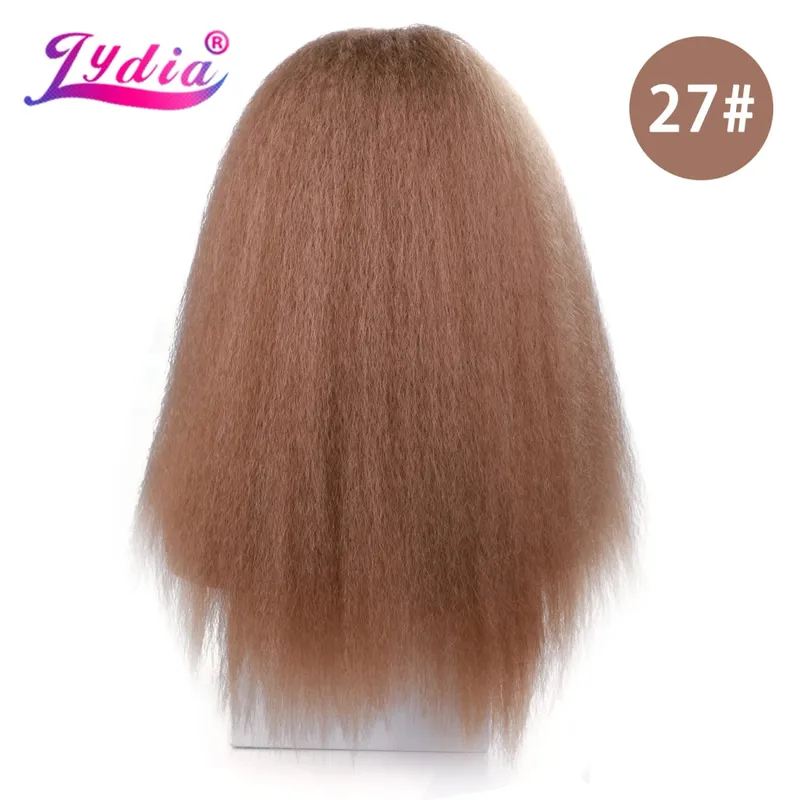 Lydia 8Pcs /Set With18Clips-In Synthetic Kinky Staight Hair Extensions Long Heat Resistant Hair-Pieces16-20 Inches Afro American — image 11