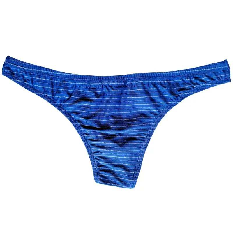 5 Men Sexy Briefs Stripe Bikini Breathable Soft Underwear Cucea Underpants Man Comfortable Gay Pants Cueca Male Panties C903-1 — image 13