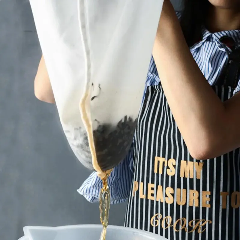 Riutilizzabile Tessuto A Rete Filtro Dado Sacchetto di Latte Colino Colino per Succo di Soia Tè Alle Erbe Freddo Caffè Gocciolante Filtro Attrezzo Della Cucina — image 4