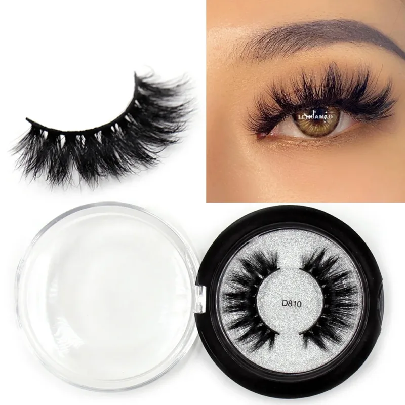 Řasy 3D norkové řasy Fluffy Soft Wispy Volume Natural Dlouhé umělé řasy Oční řasy Opakovaně použitelné líčení řas