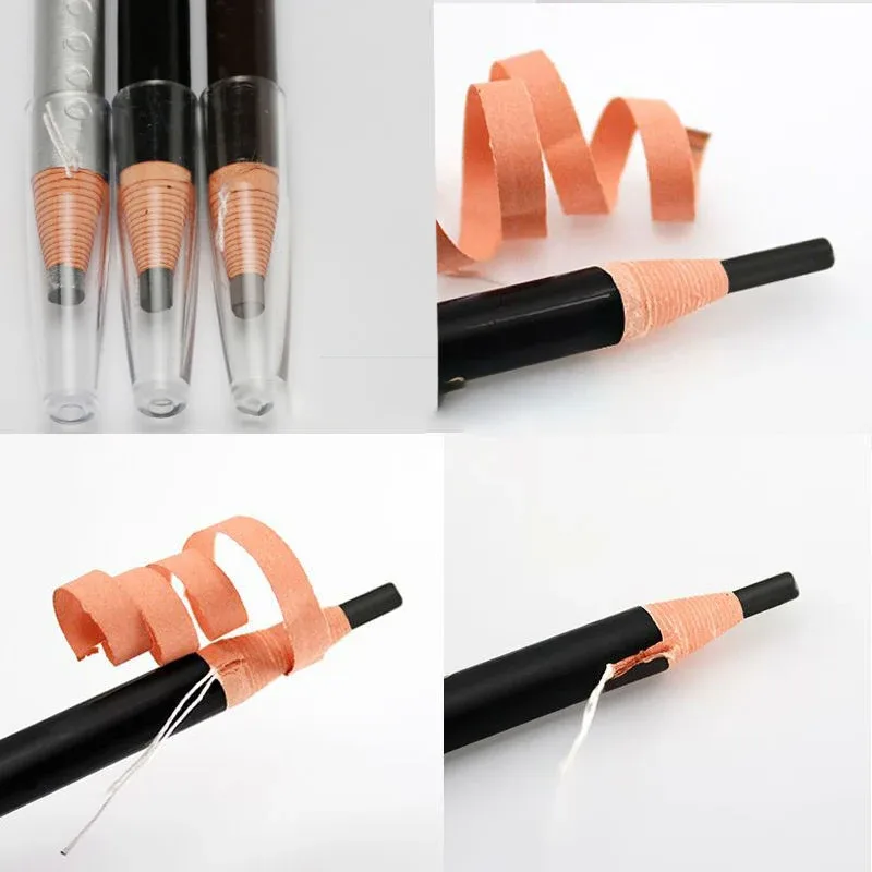 5 ชิ้น/เซ็ตดินสอเขียนคิ้วแต่งหน้าสีน้ำตาล Eyebrow Enhancers เครื่องสำอางค์ Art กันน้ำดินสอ Tint สเตอริโอประเภทเครื่องมือความงามราคาถูก — image 5