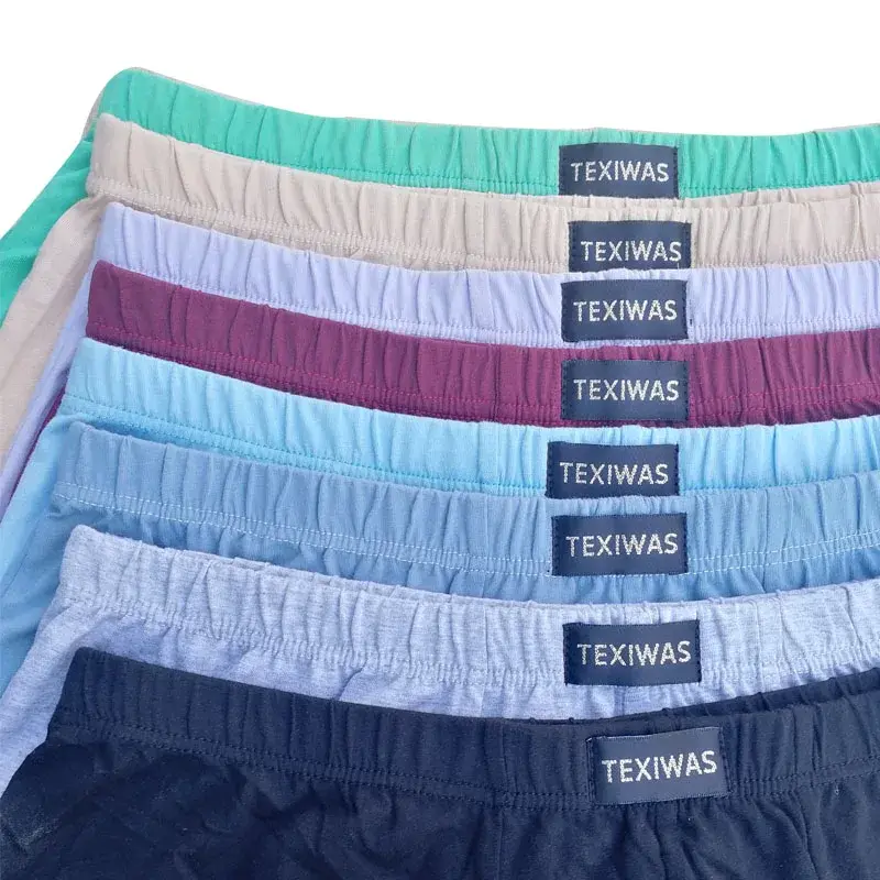 7XL 8XL 100% Cotton 4pcs/lot Big Size underpants Men Boxers plus size large size shorts breathable cotton underwear — image 9