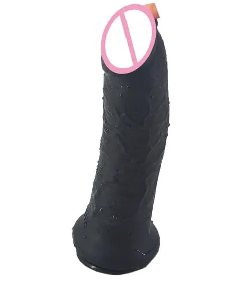 11.2 "ซิลิโคนยักษ์สมจริงDildoขนาดใหญ่Penis Anal Dildoขนาดใหญ่เส้นรอบวงหญิงMasturbatorดูดผิวสีผลิตภัณฑ์
