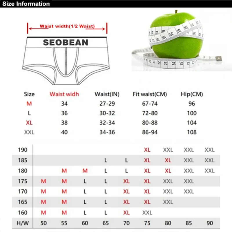 Men's Breathable Cotton Boxer Briefs U-Convex Pouch Low-Waist Comfortable Stretch Soft Underwear for Daily Casual