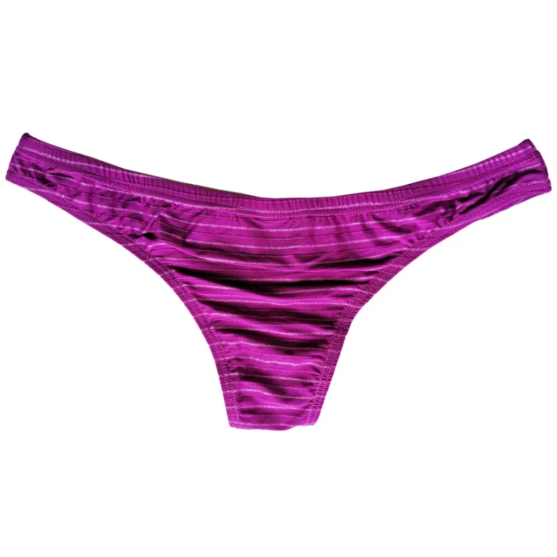 5 Men Sexy Briefs Stripe Bikini Breathable Soft Underwear Cucea Underpants Man Comfortable Gay Pants Cueca Male Panties C903-1 — image 23