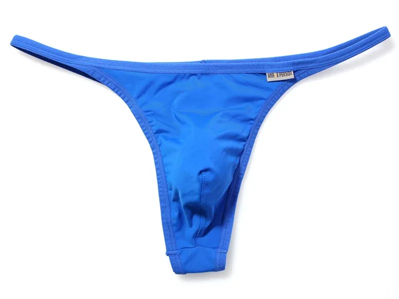 Men's Breathable Quick-Dry Fabric Thong Comfortable Briefs Low-Rise Underwear Sexy Innerwear Fashionable Brave Person — image 16