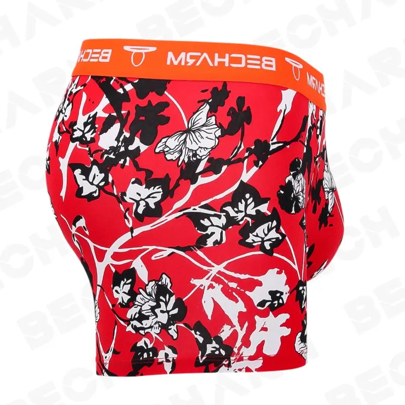 Becharm Men's Panties Boxers Shorts Solid Gray Large Size Set Men Underpants Male Briefs Boxer Man Sexy Clothing Short Homme Hot — image 4