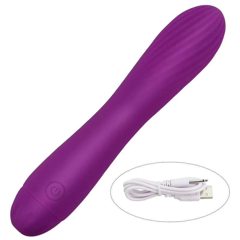 Vibrator Bergetar untuk Rangsangan Faraj Silikon Boleh dicas semula G Spot Dildo Vibrator Urut 7 Corak Getaran Mainan Seks Wanita