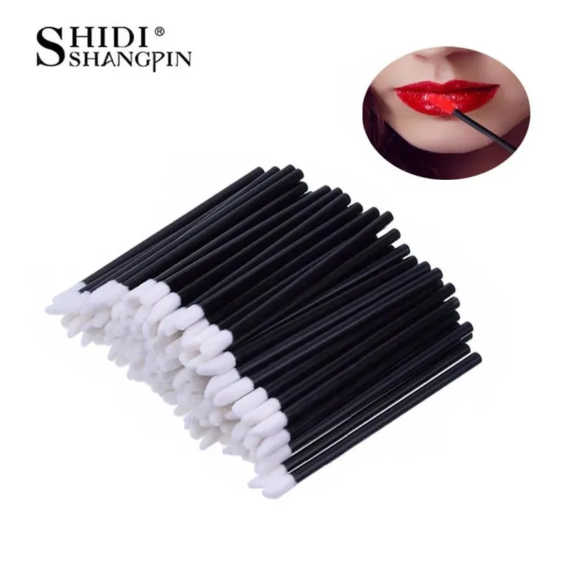 500/1000 PCS Lip Brush Women Accessories Wholesale Lipstick Gloss Wands Applicator Perfect Best Make Up Tool — image 4