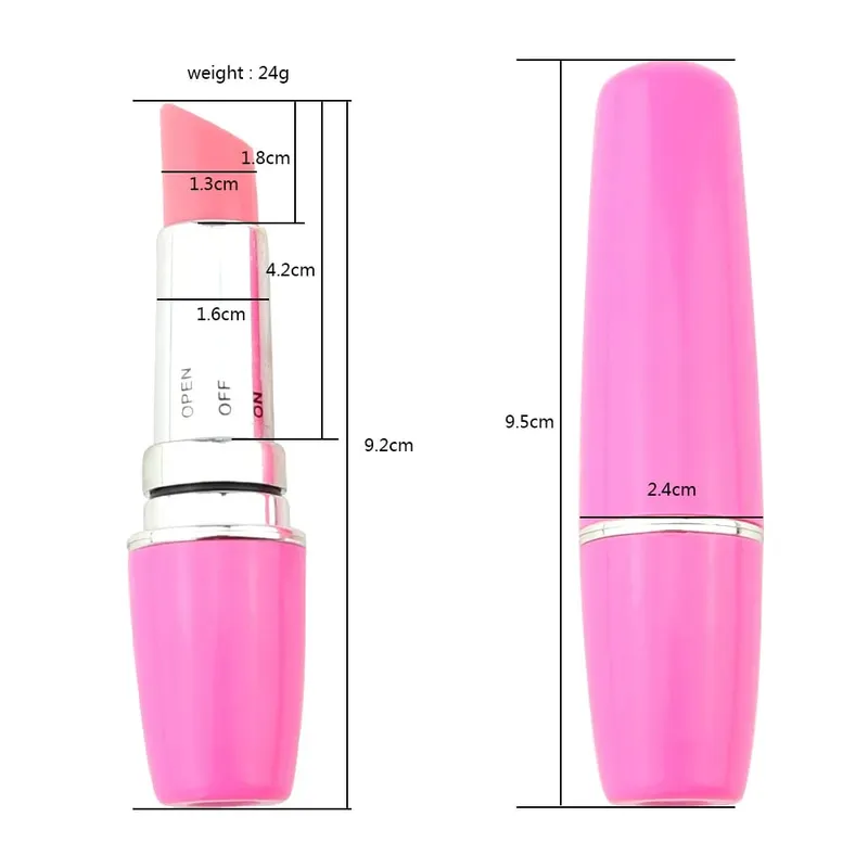 Lipsticks Magic Stick Vibrators Mini Vibrator Stick Vibrating Lipsticks Sex Toys Massage Tool Sex Toys Women Clitoris Stimulator — image 4