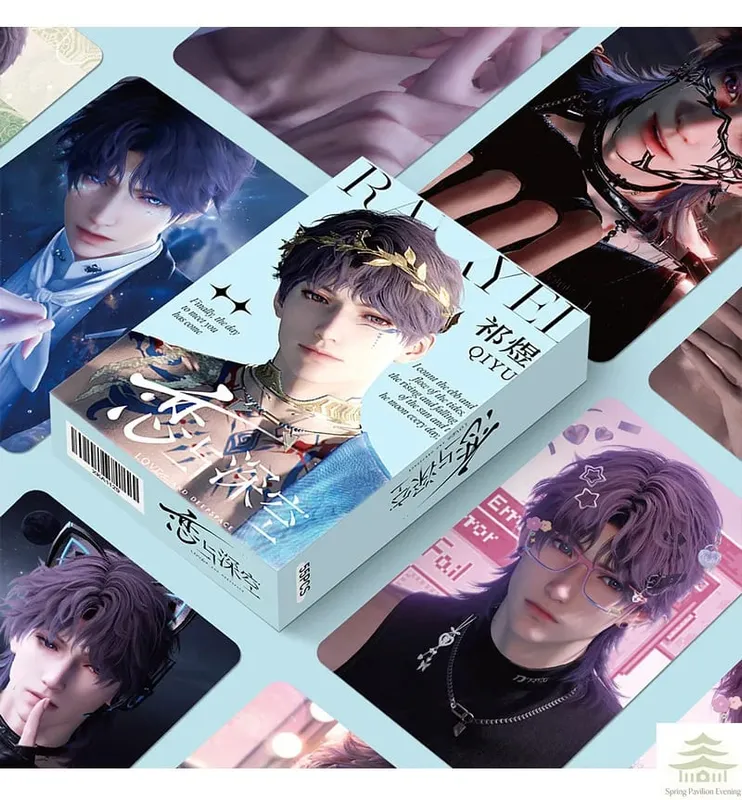 55Pcs Lomo Cards Set HD Aesthetic Character Art‑Print Cards Collectible Decorative Cards Christmas Gift for Game Fans — image 4