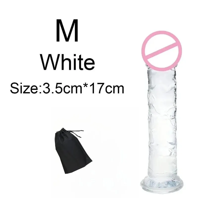Super Cheap 6 Sizes Realistic Soft Jelly Dildo Butt Plug Anal Plugs Adult Sex Toy for Women and Men Vaginal and Anal Masturbator — image 10