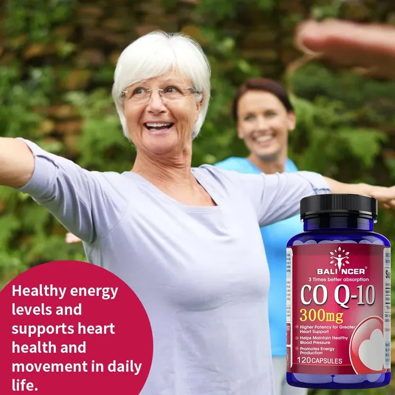 CoQ10 300mg Capsules - Highly Absorbable Antioxidant Cardiovascular Heart Energy Support Vegan Non-GMO Gluten-Free — image 5