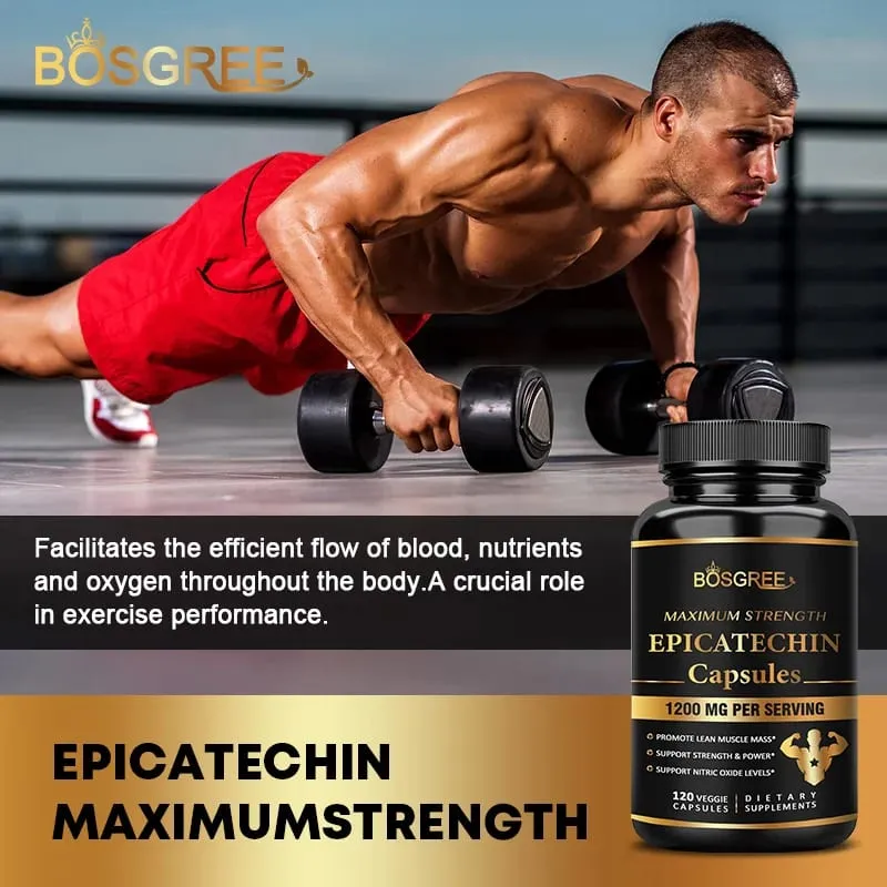 Epicatechin Capsules - Protein Synthesis Athletic Ability Strength and Lean Muscle Support - Carnosine Inhibitors Supplements — image 7