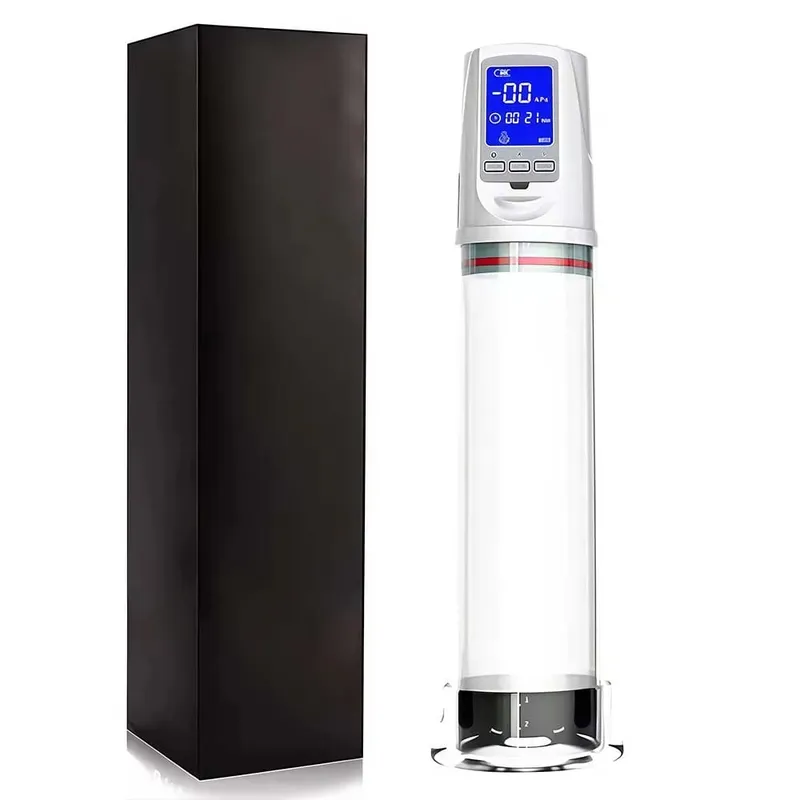 Automatic Electric Penis Pump Male Vacuum Suction Massager Delay Enlargement LED Display Masturbation Adult Sex Toys for Men