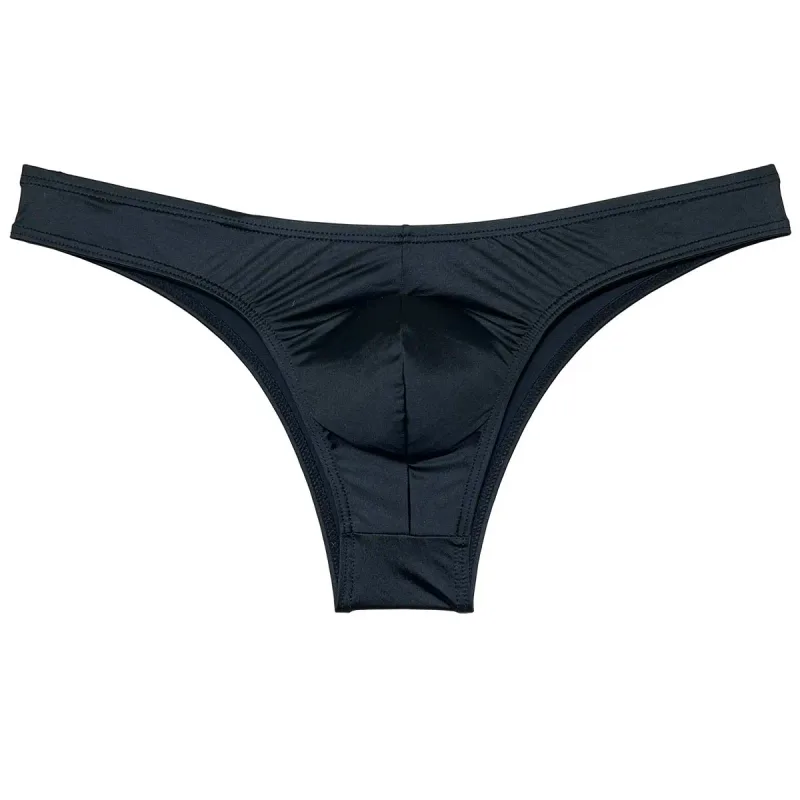 Silky Smooth Bikini Briefs Men's Enhance Pouch Micro Underwear Slip Sexy Beach Briefs Breathable Sissy Panties Pool — image 32