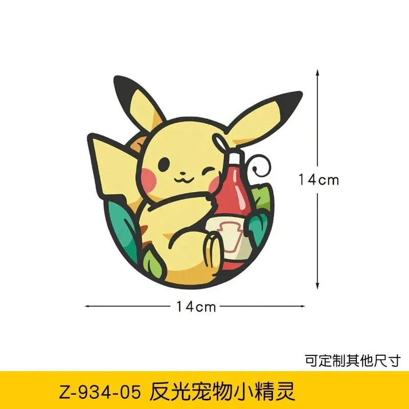 20styles Pokemon Car Stickers Anime Figure Pikachu Gengar Eevee Charmander Cute Cartoon Doll Creative Sticker Birthday Gifts — image 25