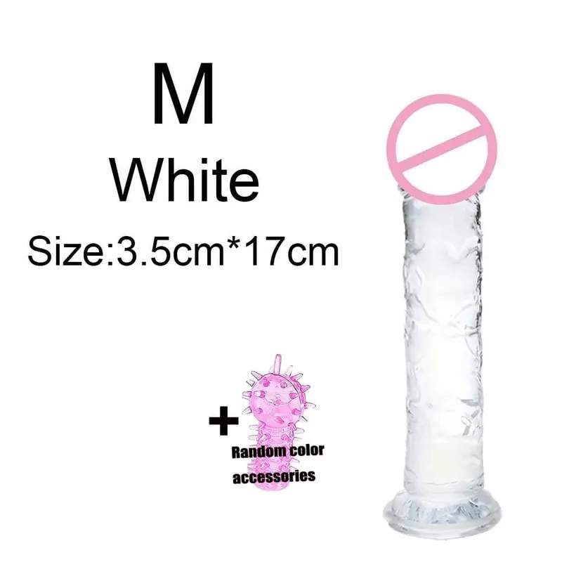 Super levné realistické měkké ženy erotické anální velké dildo přísavka Jelly Dick erotické hračky měkké klitorisy vaginální masturbátory penis