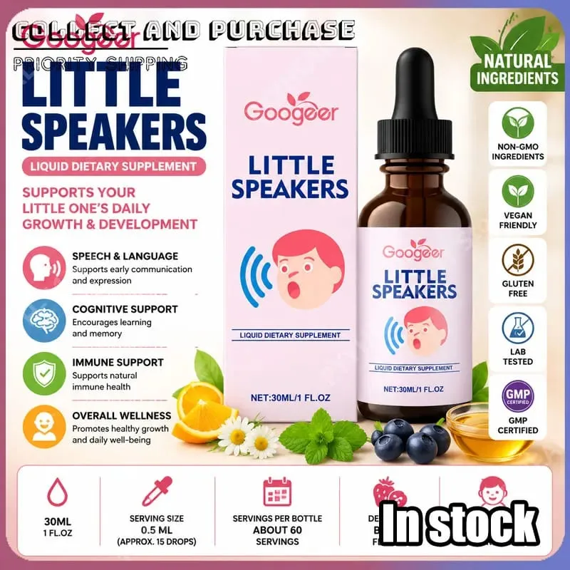 Little Speakers Liquid Drops Supplement for Kids Daily Speech Language Wellness Support Vitamin and Mineral Natural Ingredients — image 1
