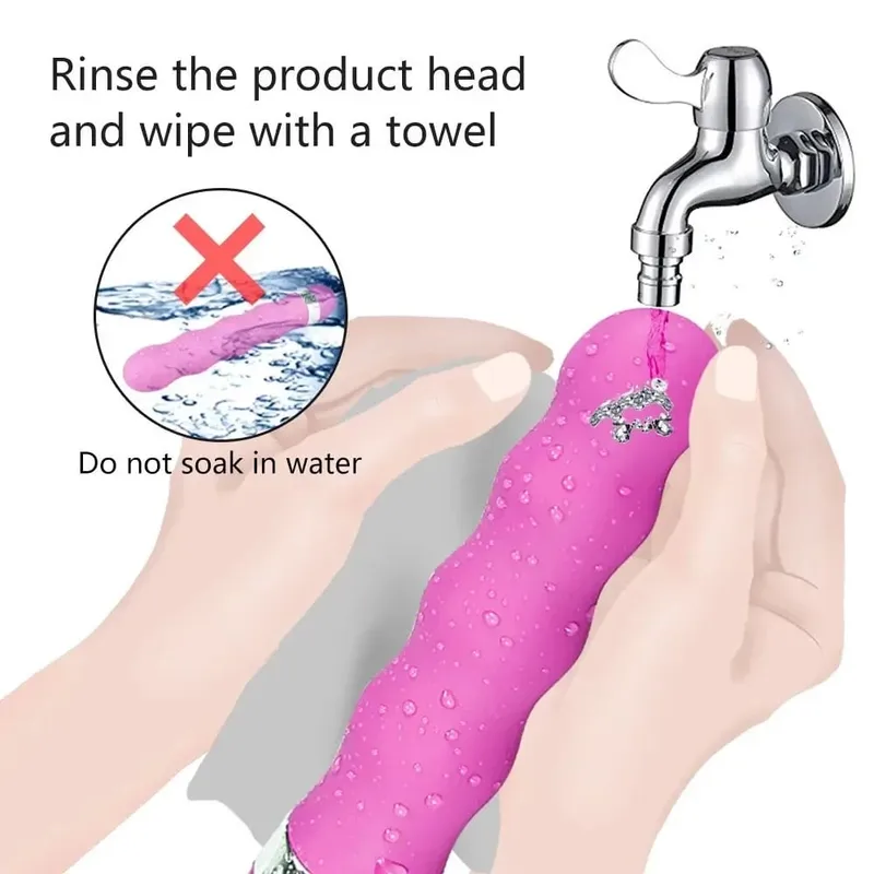 Vagina Dildo Vibrator Multi Speed AV Stick Massager Female Clitoris Masturbation Vaginal Sex Toy For Women Men Adult Sex Product — image 3