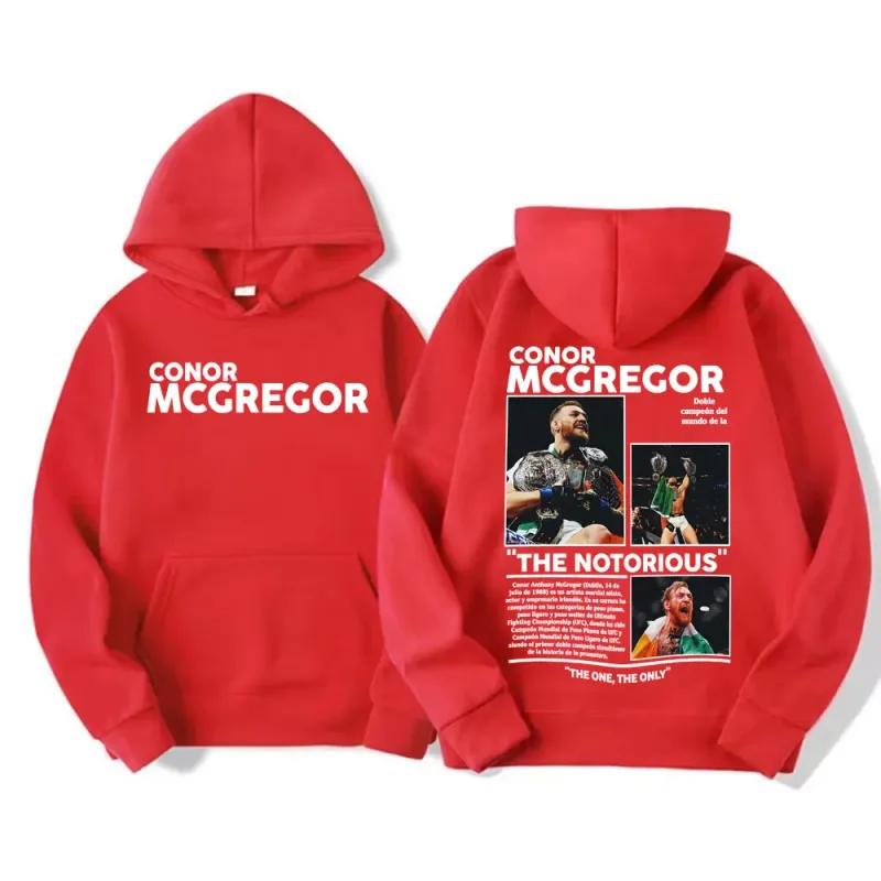 Conor Mcgregor The Notorious Merch Hoodies Men's Clothes Harajuku Cool High Street Sweatshirt Long Sleeve Loose Oversized Hoodie — image 12