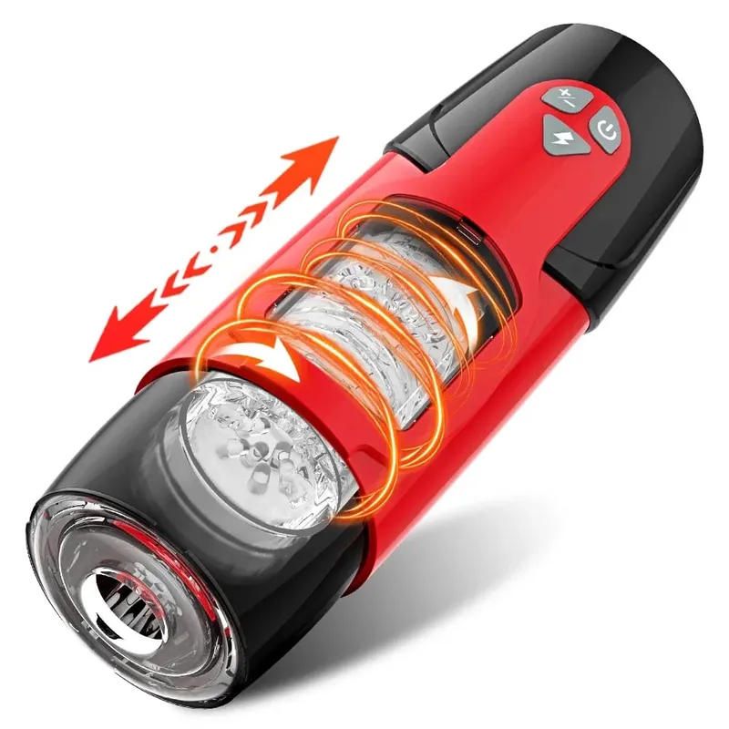 Automatic Male Masturbator Telescopic Rotation Men Masturbation Cup LCD Digital Simulation Blowjob Masturbator Sex Toy for Men — image 12